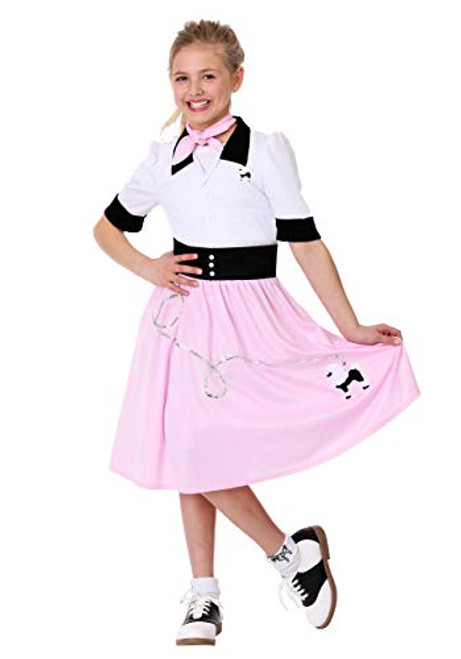 Girl_s Sock Hop Sweetheart Costume Medium