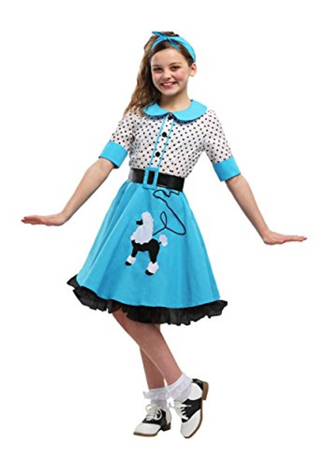 Sock Hop Cutie Girls Costume Medium