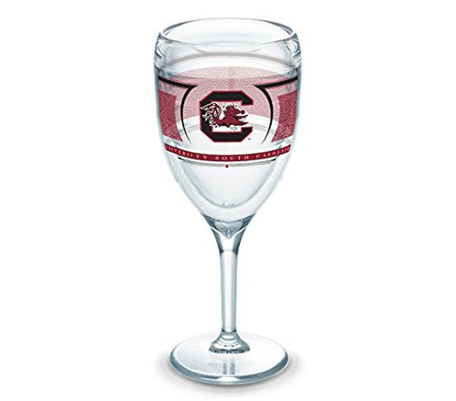 Tervis 1230282 NCAA South Carolina Fighting Gamecocks Reserve Wine, 9 oz, Clear