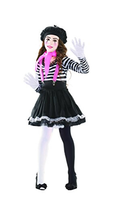 Mezmerizing Mime Kids Costume - Medium