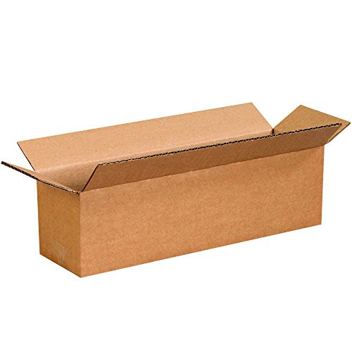 Ship Now Supply SN1444 Long Corrugated Boxes  14inch L x 4inch W x 4inch H  Kraft -Pack of 25-