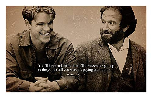 N Good Will Hunting Movie Poster Print Inspirational Quote Poster Wall Art Print Painting Home Decor Gifts for Lovers Poster N Good Will Hunting Movie Poster Print Inspirational Quote Poster Wall Art Print Painting Home Decor Gifts for Lovers Poster