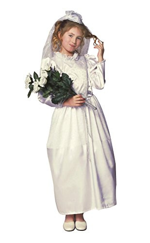 RG Costumes Glamour Charmeuse Bride Costume  Child Medium
