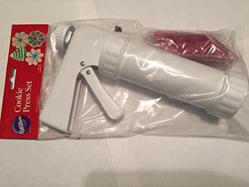 Wilton Cookie Press Set 12 Shape Disk Christmas or Everyday Cookies
