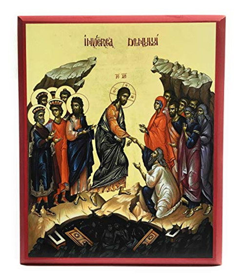 Wooden Byzantine Orthodox Christian Icon The Resurrection of Jesus Christ Easter Holy Week Pascha 8inch x 10inch Wooden Byzantine Orthodox Christian Icon The Resurrection of Jesus Christ Easter Holy Week Pascha 8inch x 10inch