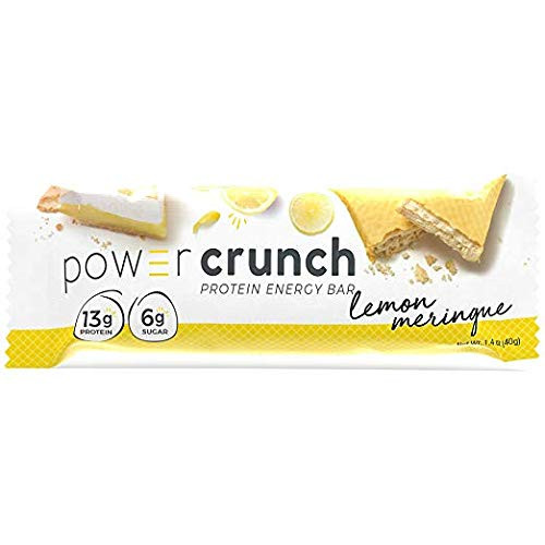 Power Crunch High Protein Energy Snack Bar -20 Count- -Lemon Meringue-
