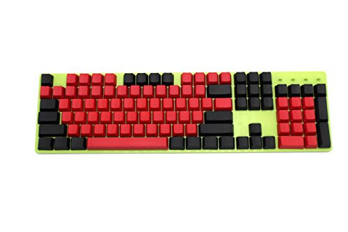 NPKC 104 87 61 Mixed Red Black PBT OEM Profile Keycap for 104 TKL 60 Percent MX Switches Mechanical Gaming Keyboard -Only Keycap- -104 Blank- NPKC 104 87 61 Mixed Red Black PBT OEM Profile Keycap for 104 TKL 60 Percent MX Switches Mechanical Gaming Keyboard -Only Keycap- -104 Blank-