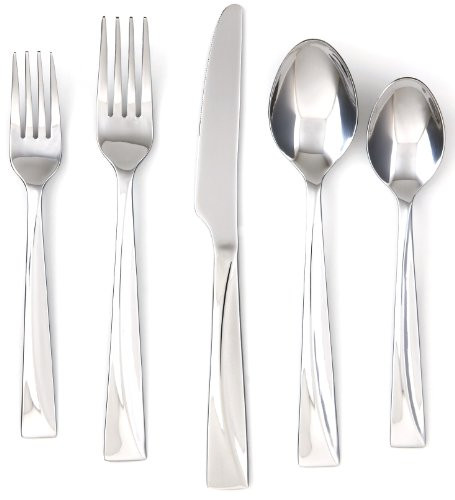 Cambridge Silversmiths Jasper Mirror 20-Piece Flatware Set, Service for 4