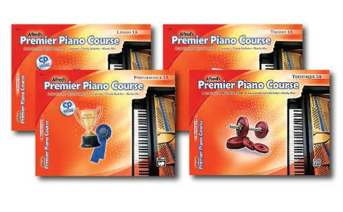 Alfred_s Premier Piano Course Series Level 1A- Four Book Set - Includes Lesson  Theory  Performance and Technique Books