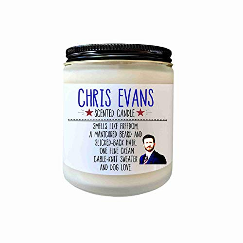 Chris Evans Scented Candle Gift for Her Fan Gift Pop Culture Candle Celebrity Candle Candle Gift Celebrity Merch Captain America Chris Evans Scented Candle Gift for Her Fan Gift Pop Culture Candle Celebrity Candle Candle Gift Celebrity Merch Captain America