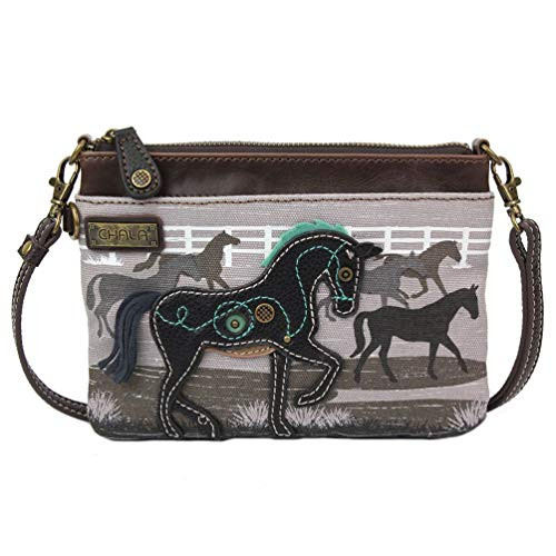 Chala Handbags Safari Horse Mini Crossbody Handbag  Horse Lover