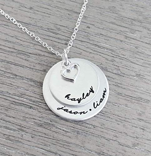 Personalized Necklace Hand Stamped Jewelry Necklace with Kids Names Family Necklace Hand Stamped Necklace Personalized Necklace Hand Stamped Jewelry Necklace with Kids Names Family Necklace Hand Stamped Necklace