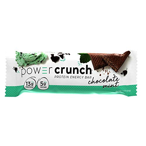 Power Crunch Protein Energy Bar Orignal  1.4-Ounce Bar -Chocolate Mint  20 Count-