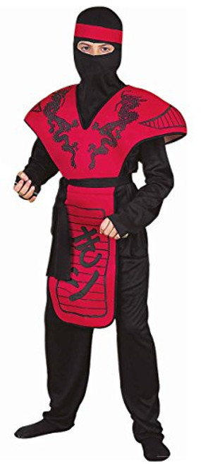 Forum Novelties Red Dragon Ninja Warrior Costume  Child Medium Forum Novelties Red Dragon Ninja Warrior Costume  Child Medium