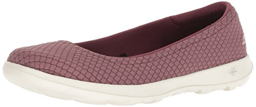 Skechers Performance Women_s GO Walk Lite-15402 Ballet Flat mauve 5.5 M US