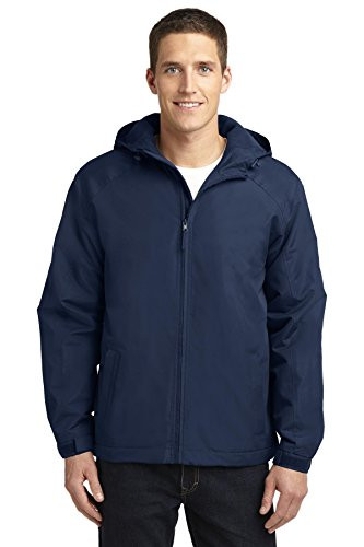 Port Authority Men_s Hooded Charger Jacket. J327 XL True Navy