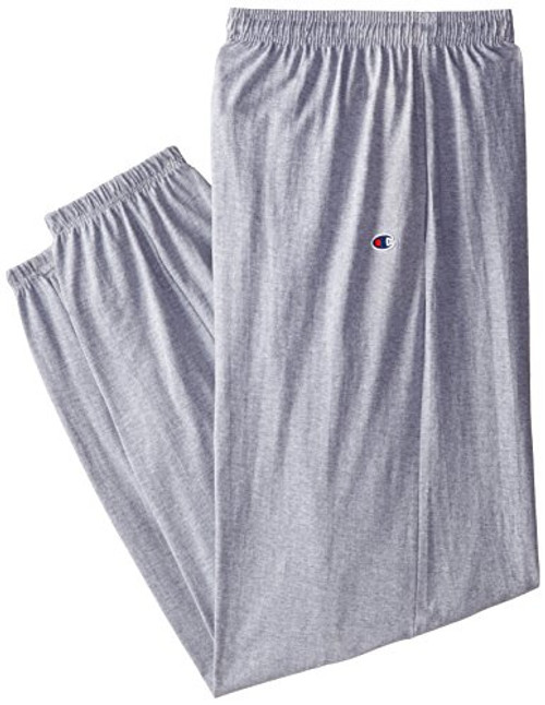 Champion Men_s Big and Tall Big and Tall Closed Bottom Jersey Pant Grey Heather 4X Champion Men_s Big and Tall Big and Tall Closed Bottom Jersey Pant Grey Heather 4X