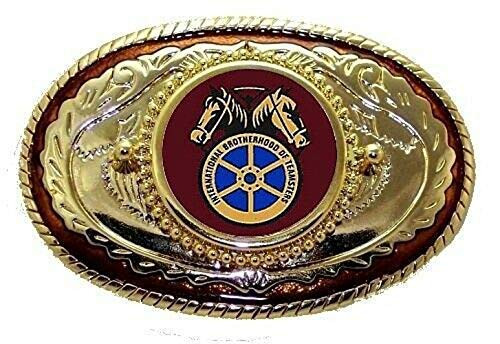 International Brotherhood of Teamsters Labor Union Coalition United Belt Buckle