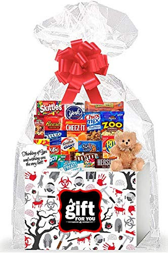 Haunted Gift for You Thinking of You Cookies  Candy  and  More Care Package Assortment Variety Gift Box Bundle Set