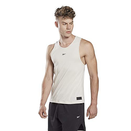Reebok Les Mills Active chill Cotton Tank  Alabaster  XS