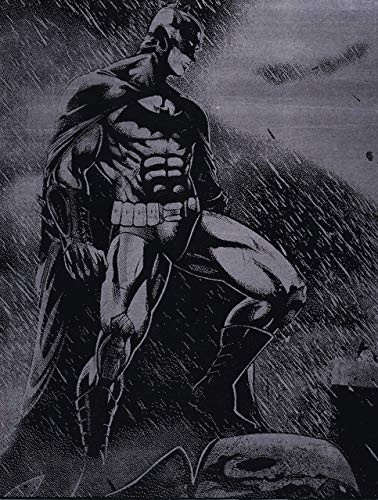 Batman Gargoyle Metal Painting Bat Man DC Comics Justice League Spray Paint Art