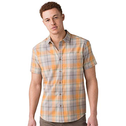 prAna Men_s Standard Benton Shirt  Ashy  Medium