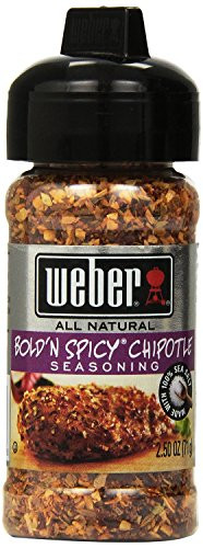 Weber Bold _N Spicy Chipotle Seasoning 2.50 Oz. -Pack of 6-