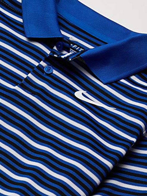 Nike Kids Boy_s Dri-FIT Victory Stripe Polo -Little Kids Big Kids- Game Royal Black White XL -18-20 Big Kids- Nike Kids Boy_s Dri-FIT Victory Stripe Polo -Little Kids Big Kids- Game Royal Black White XL -18-20 Big Kids-
