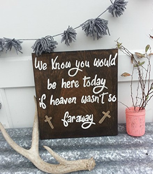 We Know you would be here today if heaven Wasn_t so Far Away We Know you would be here today if heaven Wasn_t so Far Away
