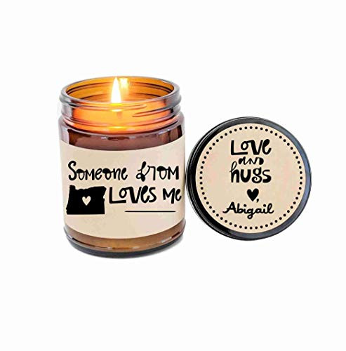 Oregon Love Someone from Oregon Loves Me Long Distance Gift LDR Missing You Gift Heart in Oregon State Pride Christmas Gift Corporate Gift