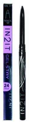 IN2IT Gel Stay Waterproof Gel Eyeliner Pencil 01 1_s -Long Lasting and Waterproof  Smudge Resistant Fine and Precise  Easy to Apply and Remove