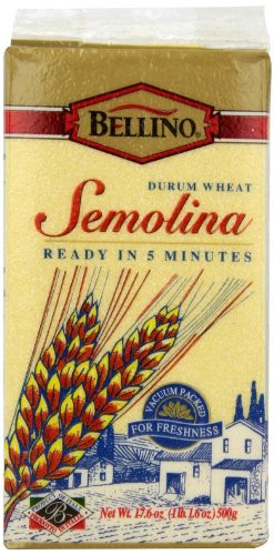 Bellino Semolina  17.6 Ounce Packages -Pack of 12-