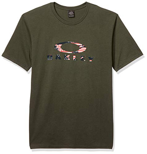 Oakley Men_s USA Flag Ellipse Ss Tee  New Dark Brush  XL