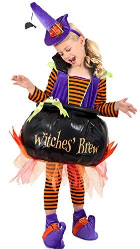 Princess Paradise Girl_s Cauldron Witch Costume  Medium