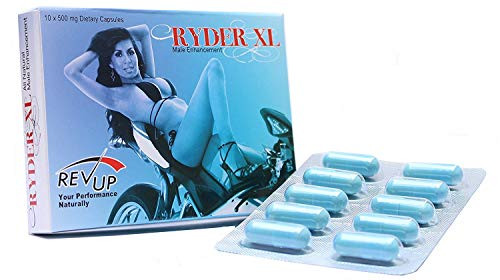 RYDER XL Male Energy Supplement - Effective Amplifier for Strength  Energy and Endurance -10 Capsules-
