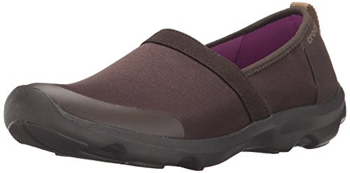 crocs Women_s Duet Busy Day 2.0 Satya A Line Flat  Espresso Espresso  4 B-M- US