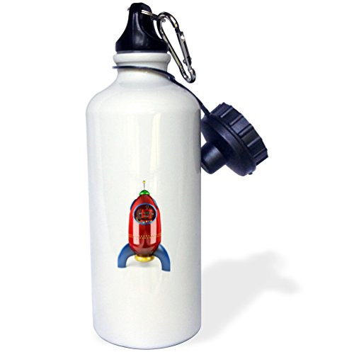 3dRose wb_158041_1 Mexico Soccer Ball with Crest Team Football Mexican Sports Water Bottle, 21 oz, White 3dRose wb_158041_1 Mexico Soccer Ball with Crest Team Football Mexican Sports Water Bottle, 21 oz, White