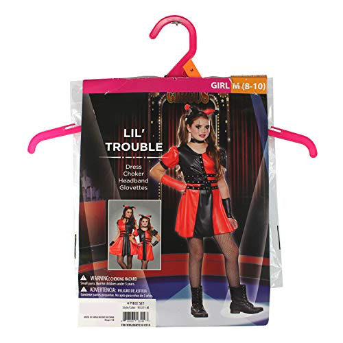 Connie N Randy Lil_ Trouble Girls Medium 8-10 Costume Red