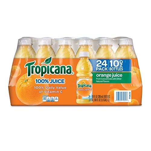 Tropicana 100 Percent  Orange Juice -10 oz.  24 pk.- M