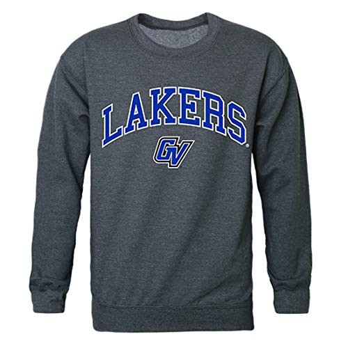 GVSU Grand Valley State Lakers NCAA Campus Crewneck Sweatshirt - Medium  Heather Charcoal
