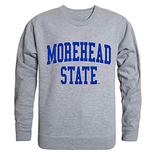 MSU Morehead State Eagles NCAA Game Day Sweat Shirt - Medium  Heather Grey