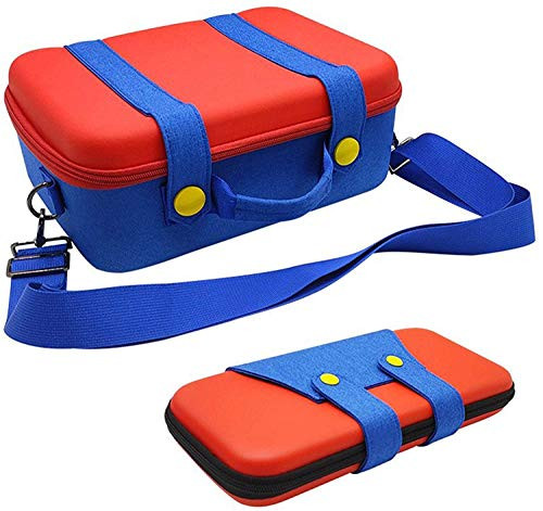 Carrying Storage Case for Nintendo Switch  Kurupaso Portable Travel Case Compatible with Nintendo Switch Console and Accessories  Protective Hard Shell Carry Bag for Switch Game Storage
