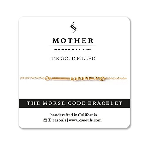 MOTHER Morse Code Bracelet or Necklace in Sterling Silver 14k Gold Filled Handmade Jewelry for Mom Wife Grandma Mother_s Day Birthday Gift MOTHER Morse Code Bracelet or Necklace in Sterling Silver 14k Gold Filled Handmade Jewelry for Mom Wife Grandma Mother_s Day Birthday Gift