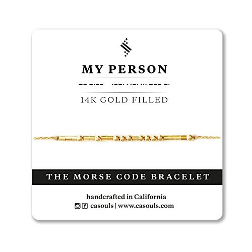 MY PERSON Morse Code Bracelet or Necklace in Sterling Silver 14k Gold Filled Handmade Jewelry for Best Friend Girlfriend Wife Anniversary Birthday Gift MY PERSON Morse Code Bracelet or Necklace in Sterling Silver 14k Gold Filled Handmade Jewelry for Best Friend Girlfriend Wife Anniversary Birthday Gift