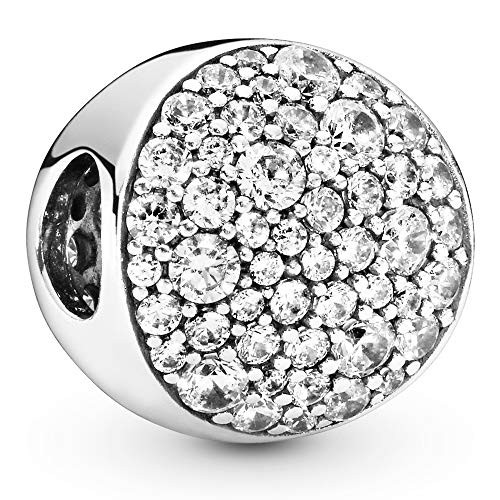 Pandora Jewelry Pave Sphere Cubic Zirconia Charm in Sterling Silver