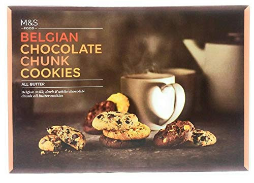 M and S Belgian Chocolate Chunk Cookies 500g
