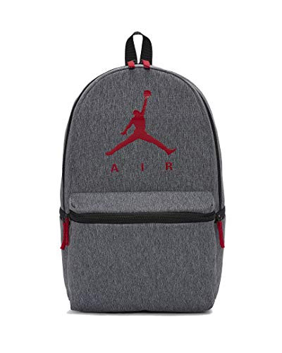 Nike Air Jordan Jumpman Backpack -One Size  Carbon Heather Gym Red-