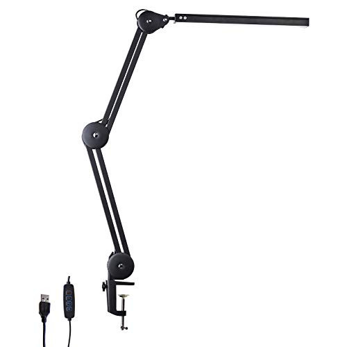 Led Desk Lamp with Clamp Architect Swing Arm Desk Lamp Dimmable Memory Function Adjustable Table Lamp with 3 Color Modes 10 Brightness Levels USB Powered Eye-Care Desk Lamp Desk Lamps Home Office Led Desk Lamp with Clamp Architect Swing Arm Desk Lamp Dimmable Memory Function Adjustable Table Lamp with 3 Color Modes 10 Brightness Levels USB Powered Eye-Care Desk Lamp Desk Lamps Home Office