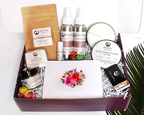 Spa Gift Baskets for Women  8 Pc Spa Gift Set for Birthdays  Anniversaries  Thank Yous and Congratualations Gifts