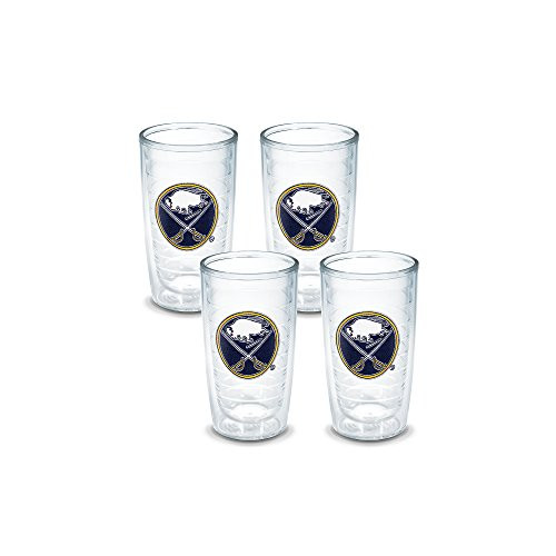 Tervis 1045030 "NHL Buffalo Sabres" Tumbler, Emblem, 16 oz, Clear